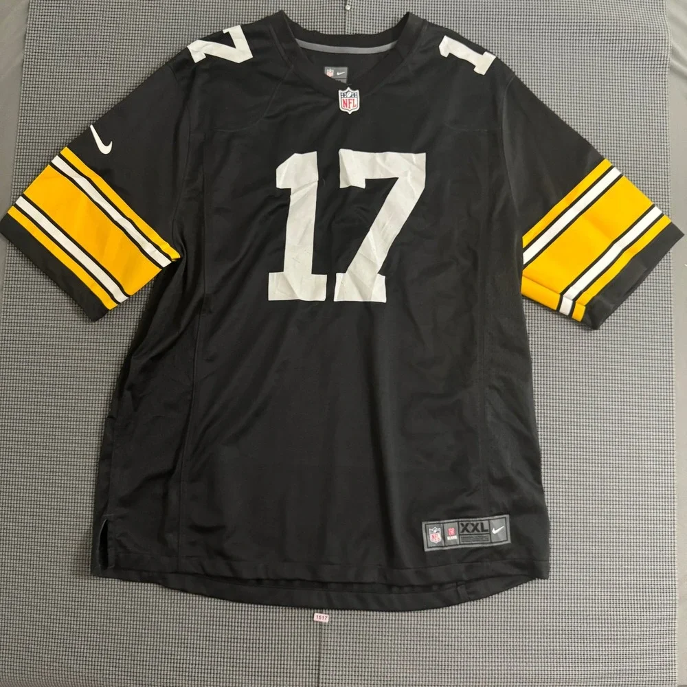 Nike Pittsburgh Steelers West 17 NFL On Field Jersey Black Mens XXL